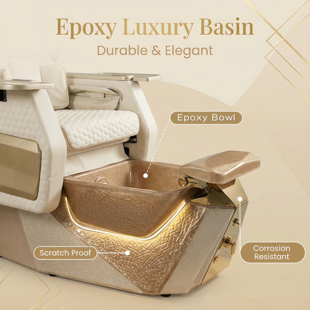 Luxury Full Massage Pedicure Spa Chair for Nail Salon & Beauty Spa