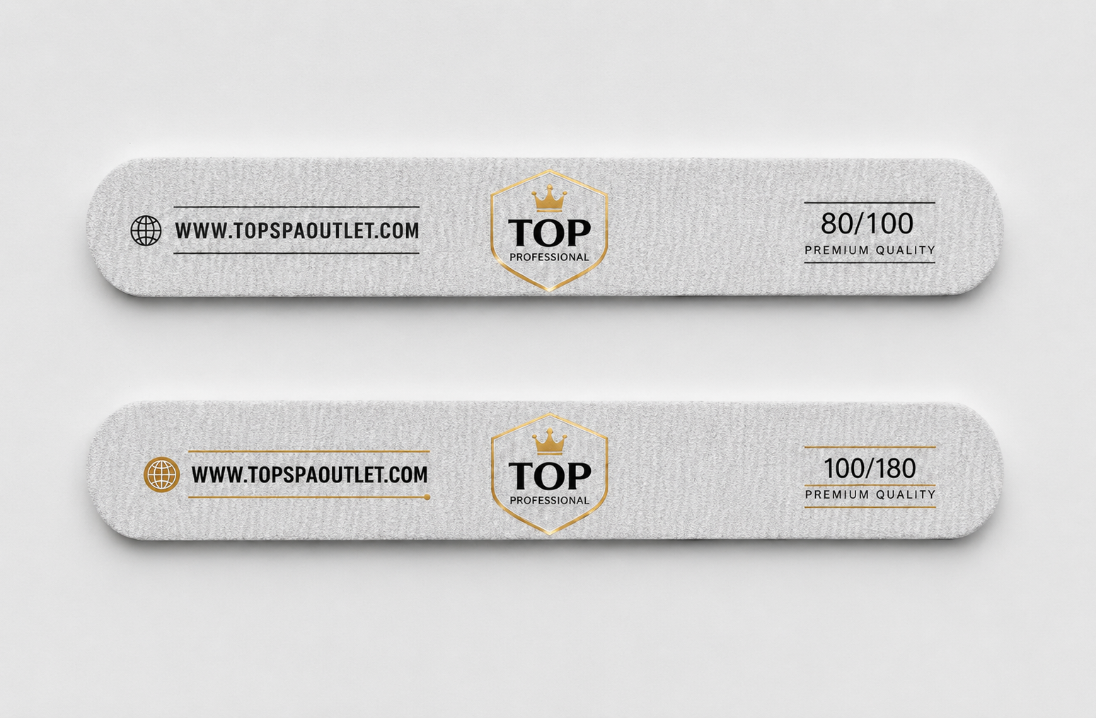 Professional Nail Files For Modern Nail Salons 80/100 Grit (100pcs)