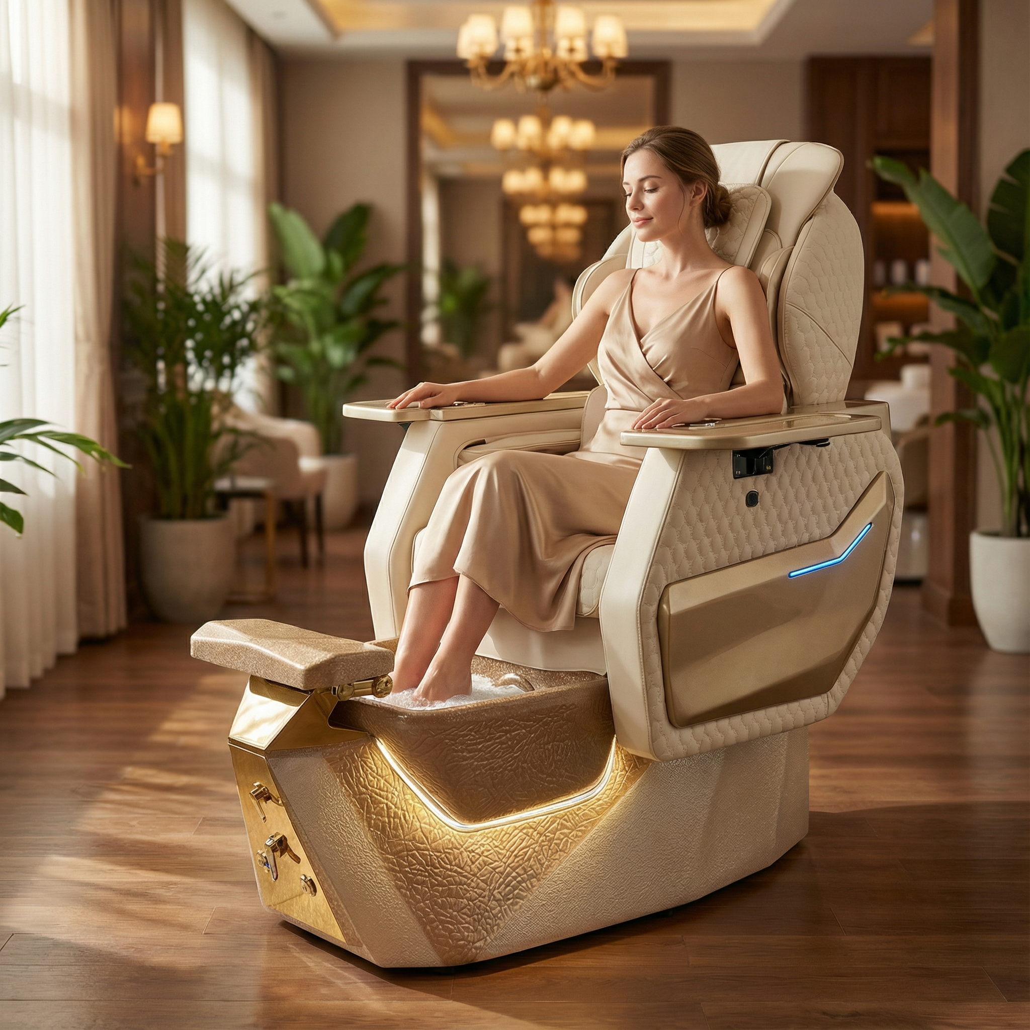 Luxury Full Massage Pedicure Spa Chair for Nail Salon & Beauty Spa
