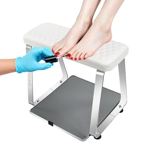 Professional Pedicure Foot Rest with Wheels – Ergonomic Foot Support Stand for Nail Salon Pedicure Service