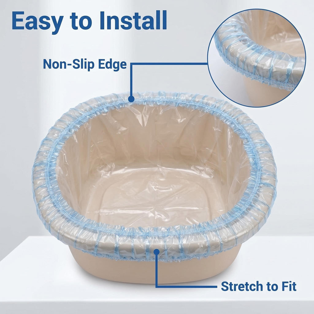 Professional Disposable Pedicure Spa Liners – Leak-Proof Single Use Bowl Covers-400pcs/Package