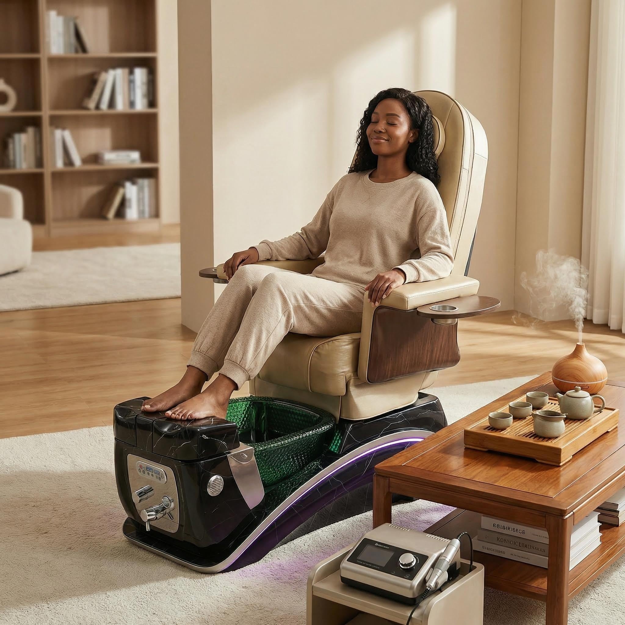 Luxury Full Massage Pedicure Spa Chair for Nail Salon