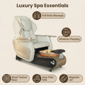 Luxury Spa Chair for Nail Salon | Full Body Massage Pedicure Chair