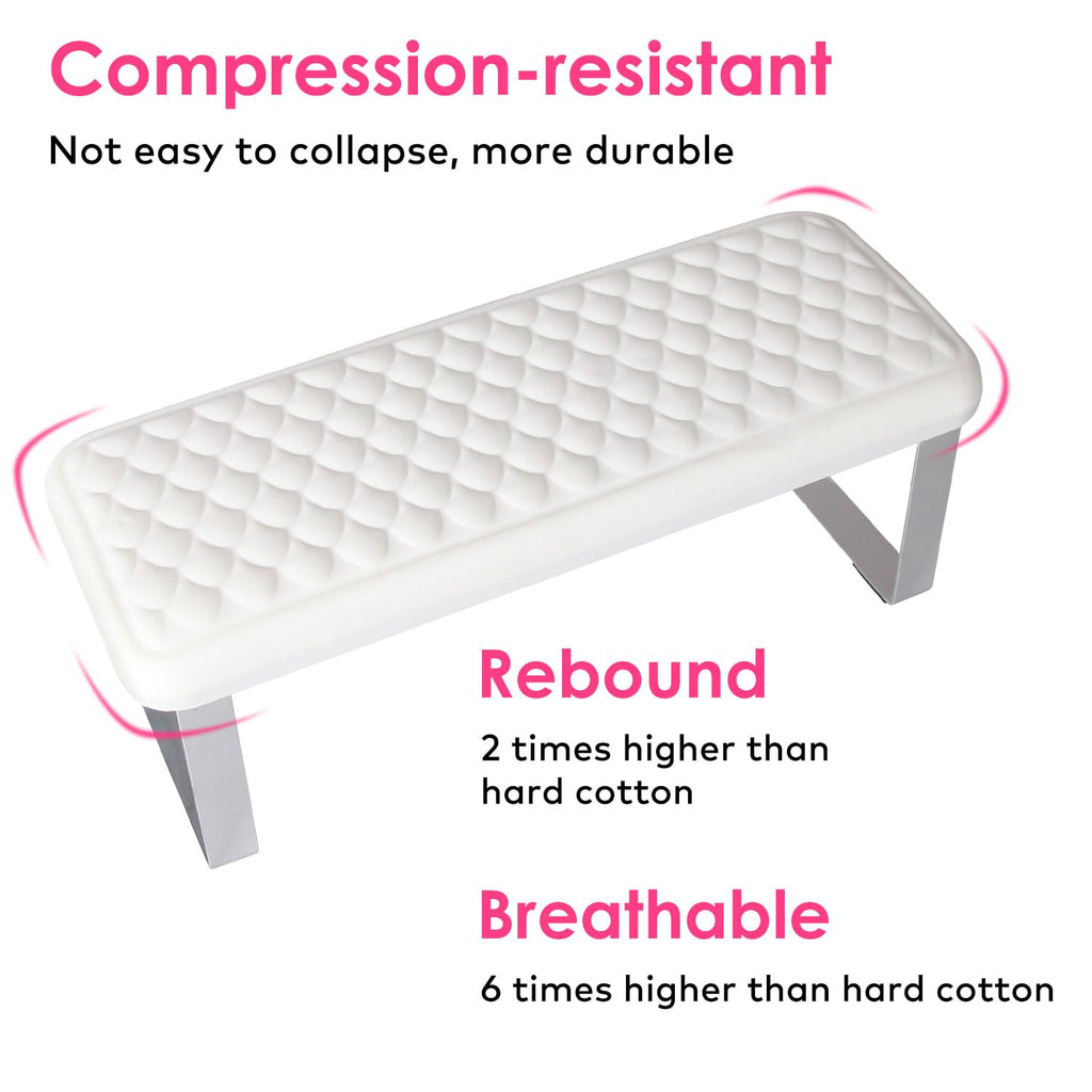 Ergonomic Nail Arm Rest for Manicure | Professional Nail Salon Hand Cushion