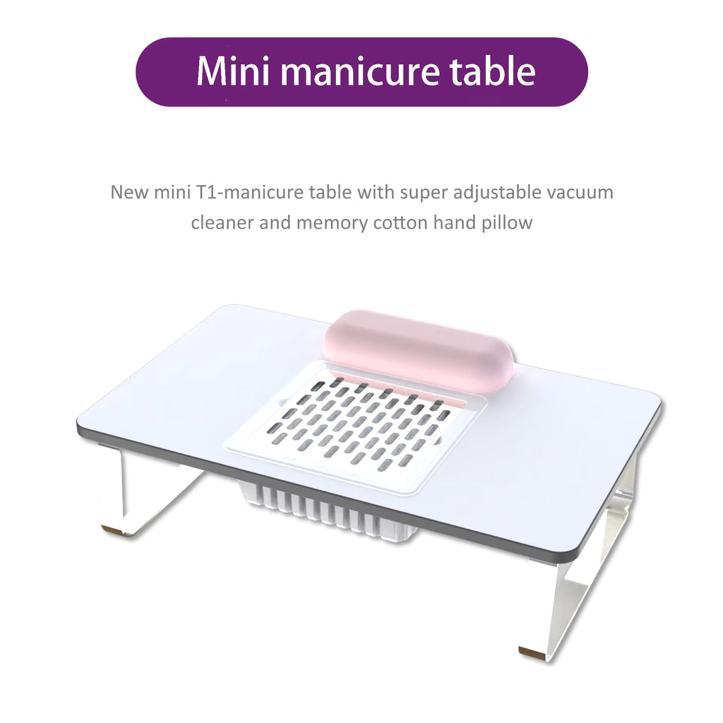 Mini Portable Nail Table for Home Service – Foldable Manicure