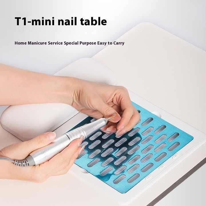 Mini Portable Nail Table for Home Service – Foldable Manicure
