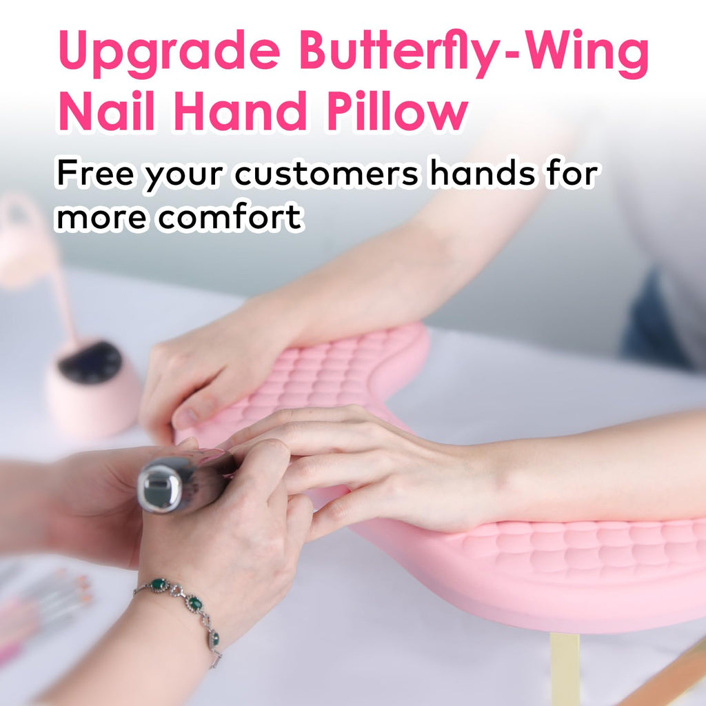 Ergonomic U-Shape Nail Arm Rest Pillow – Professional Manicure Hand Support Cushion