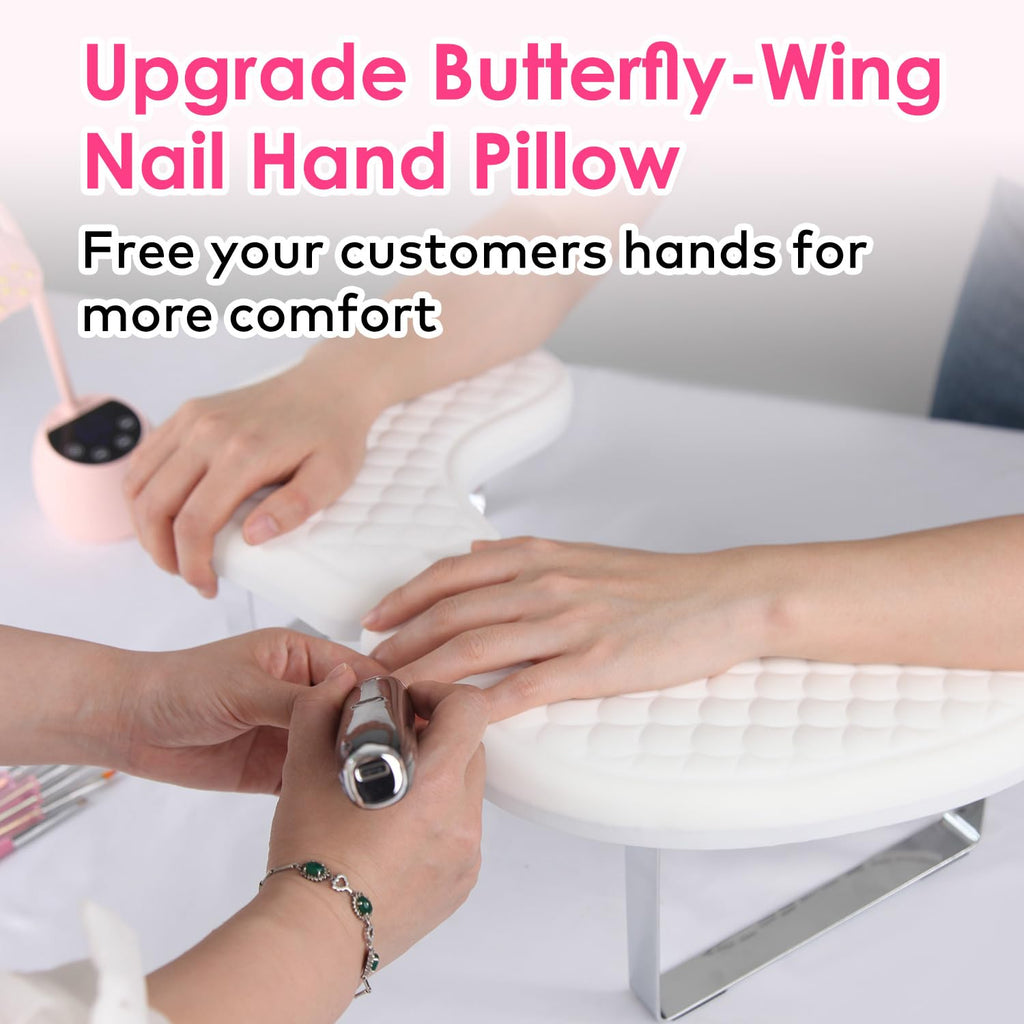 Ergonomic U-Shape Nail Arm Rest Pillow – Professional Manicure Hand Support Cushion