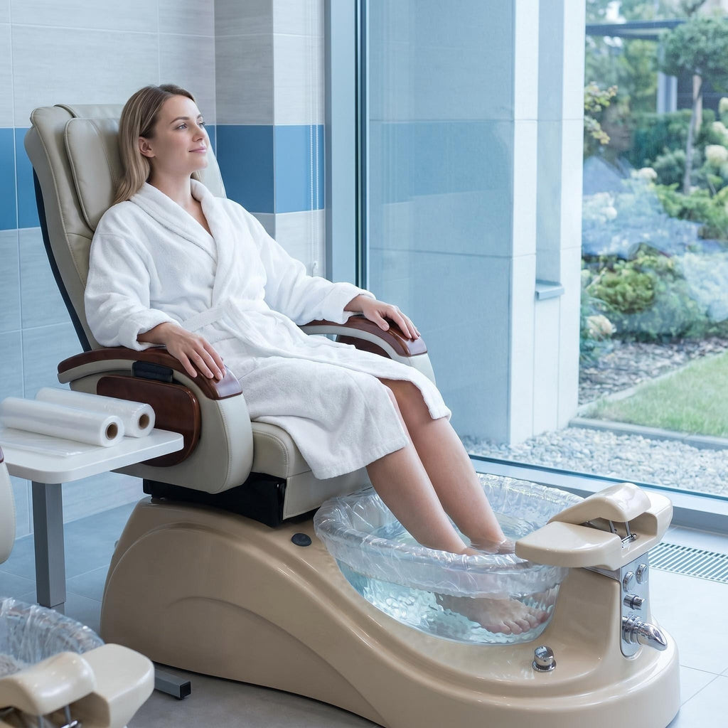 Professional Disposable Pedicure Spa Liners – Leak-Proof Single Use Bowl Covers-400pcs/Package