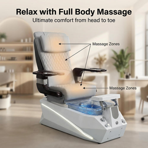 Commercial-grade pedicure spa chair built for comfort, durability, and style. Factory direct supply with customization and bulk pricing