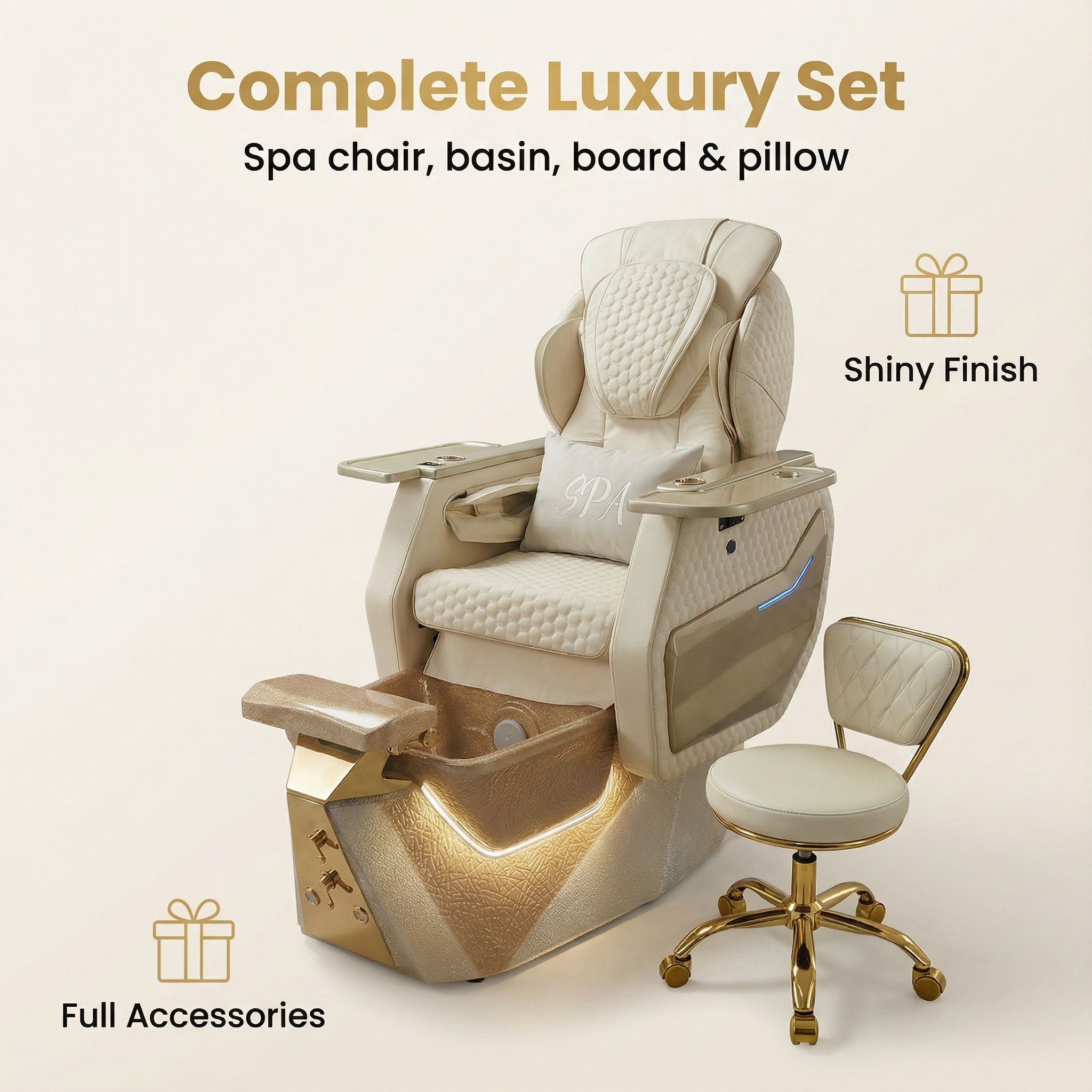 Luxury Full Massage Pedicure Spa Chair for Nail Salon & Beauty Spa
