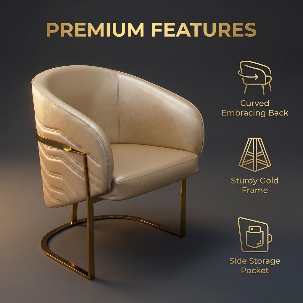 5016 Salon Chair Set – Guest Chair & Rolling Technician Chair