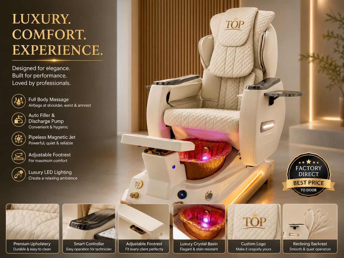 Grand Pedicure Spa Chair with TOP logo and Mist Function