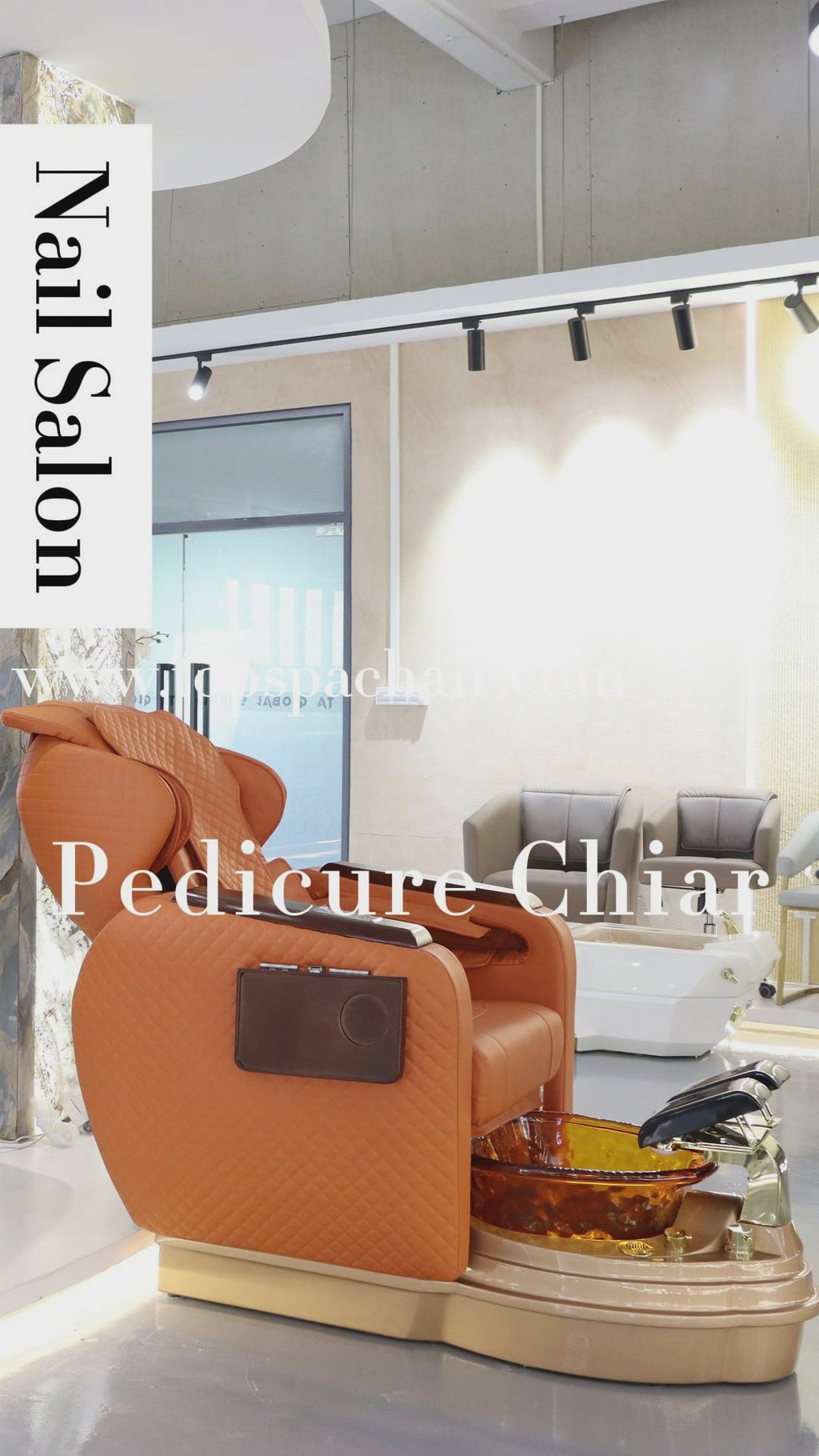 Lux Grand Pedicure Chair With Massage, Acetone Resistant