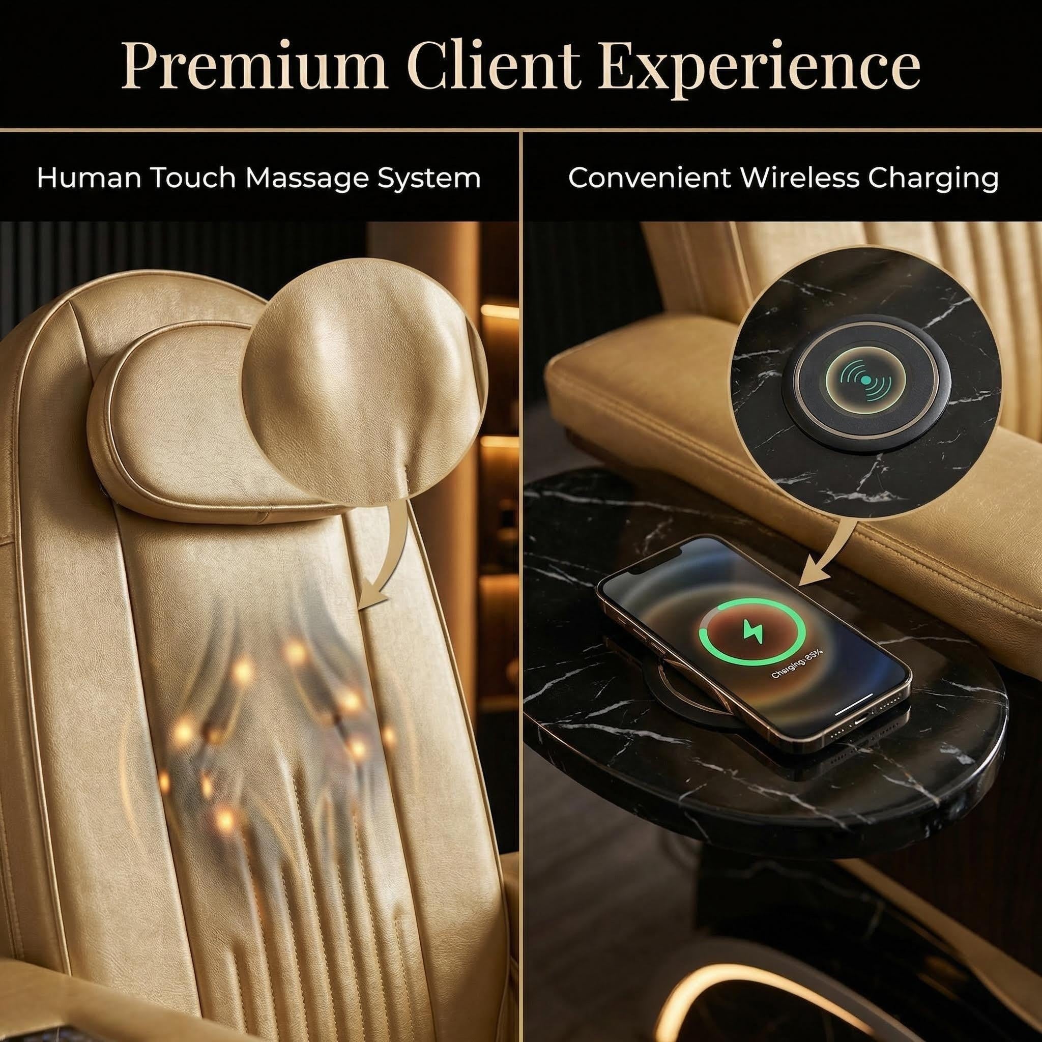 Luxury Full Massage Pedicure Spa Chair for Nail Salon